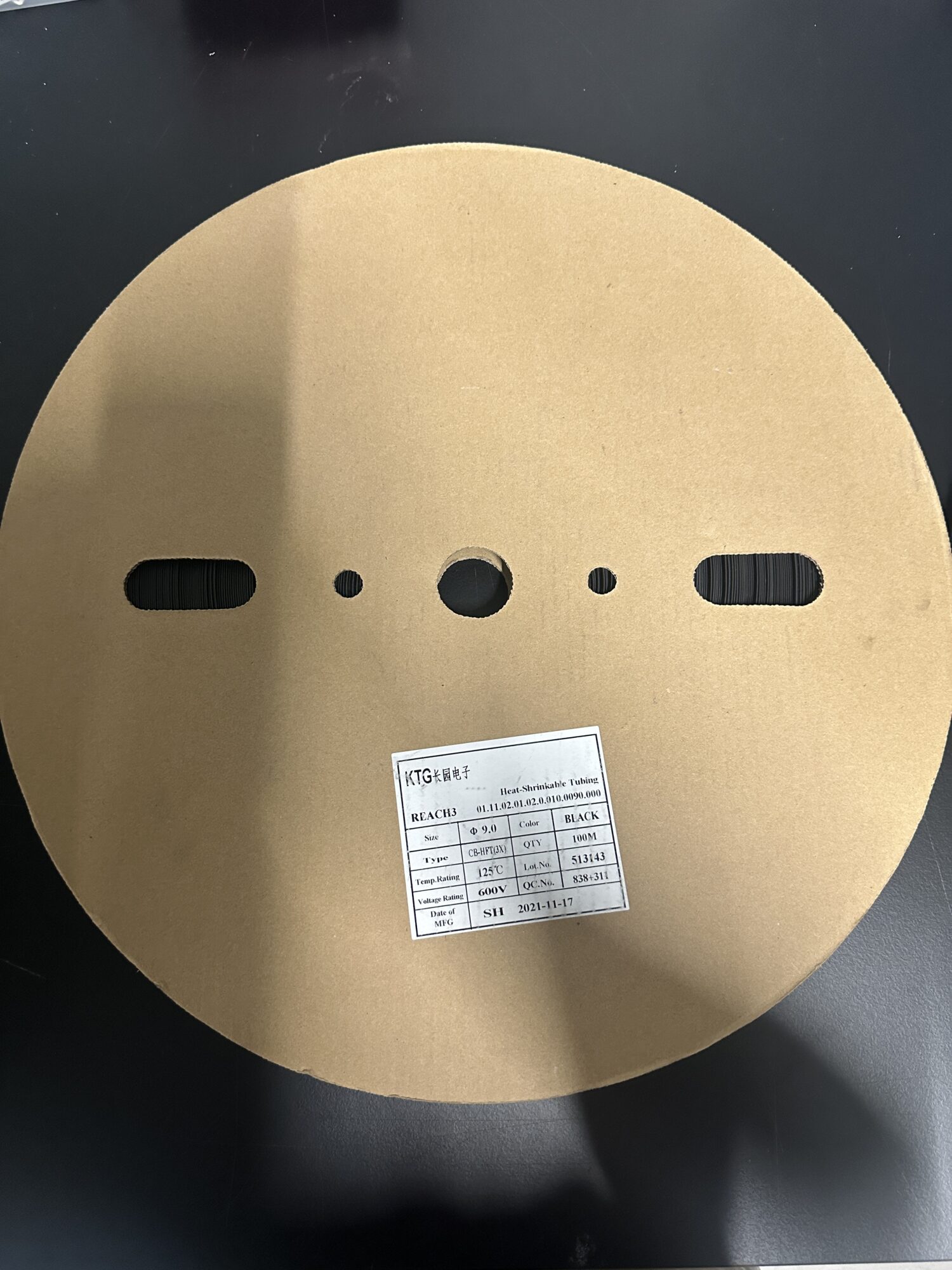 Rouleau de gaine thermorétractable KTG 9mm