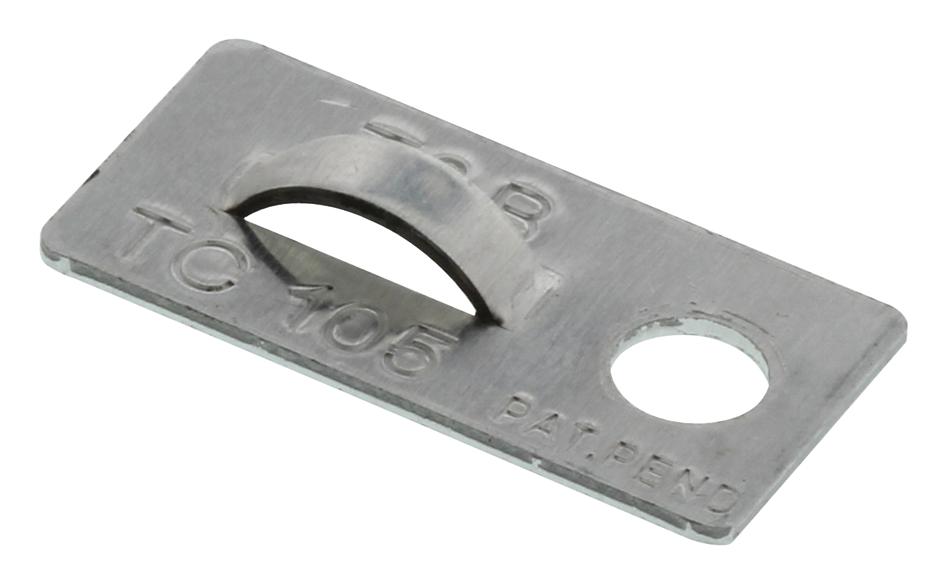 support câble aluminium TC105 fixation collier de serrage